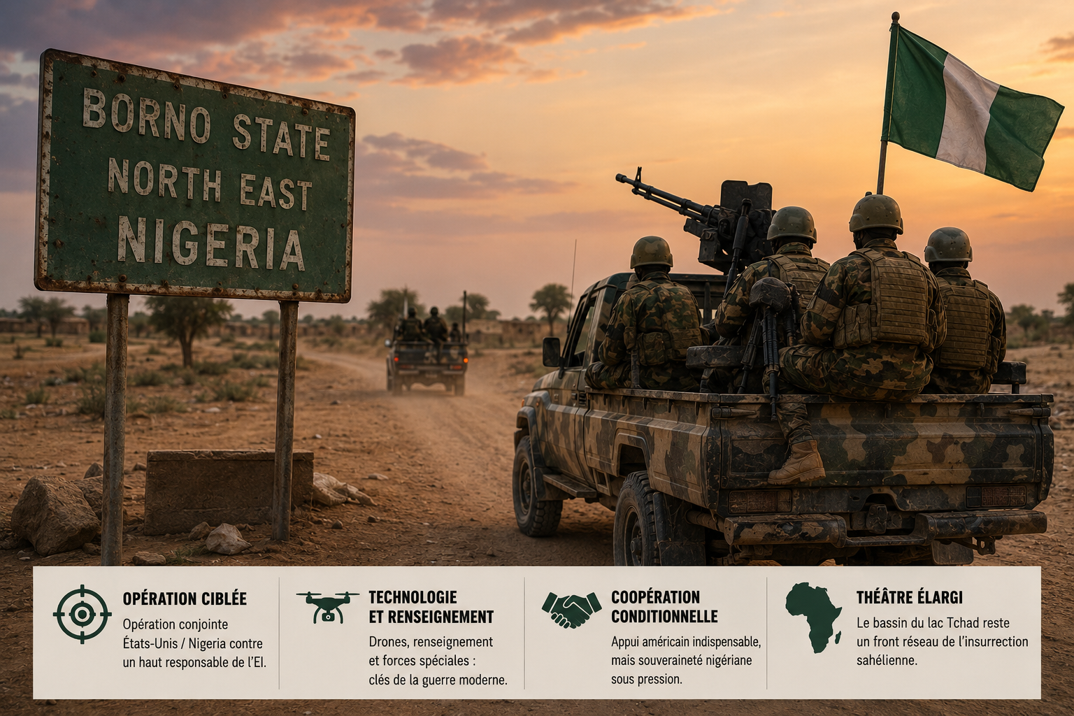 Nigeria : l’opération anti-EI et la souveraineté sécuritaire