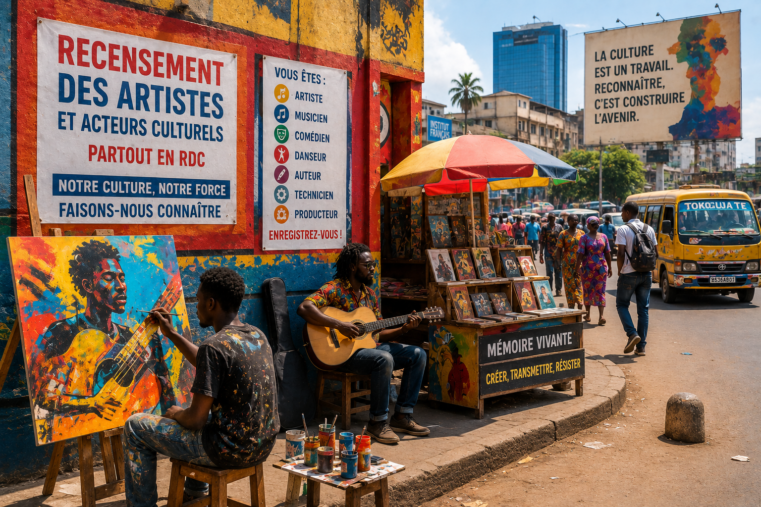 RDC : recenser les artistes pour administrer la mémoire vivante