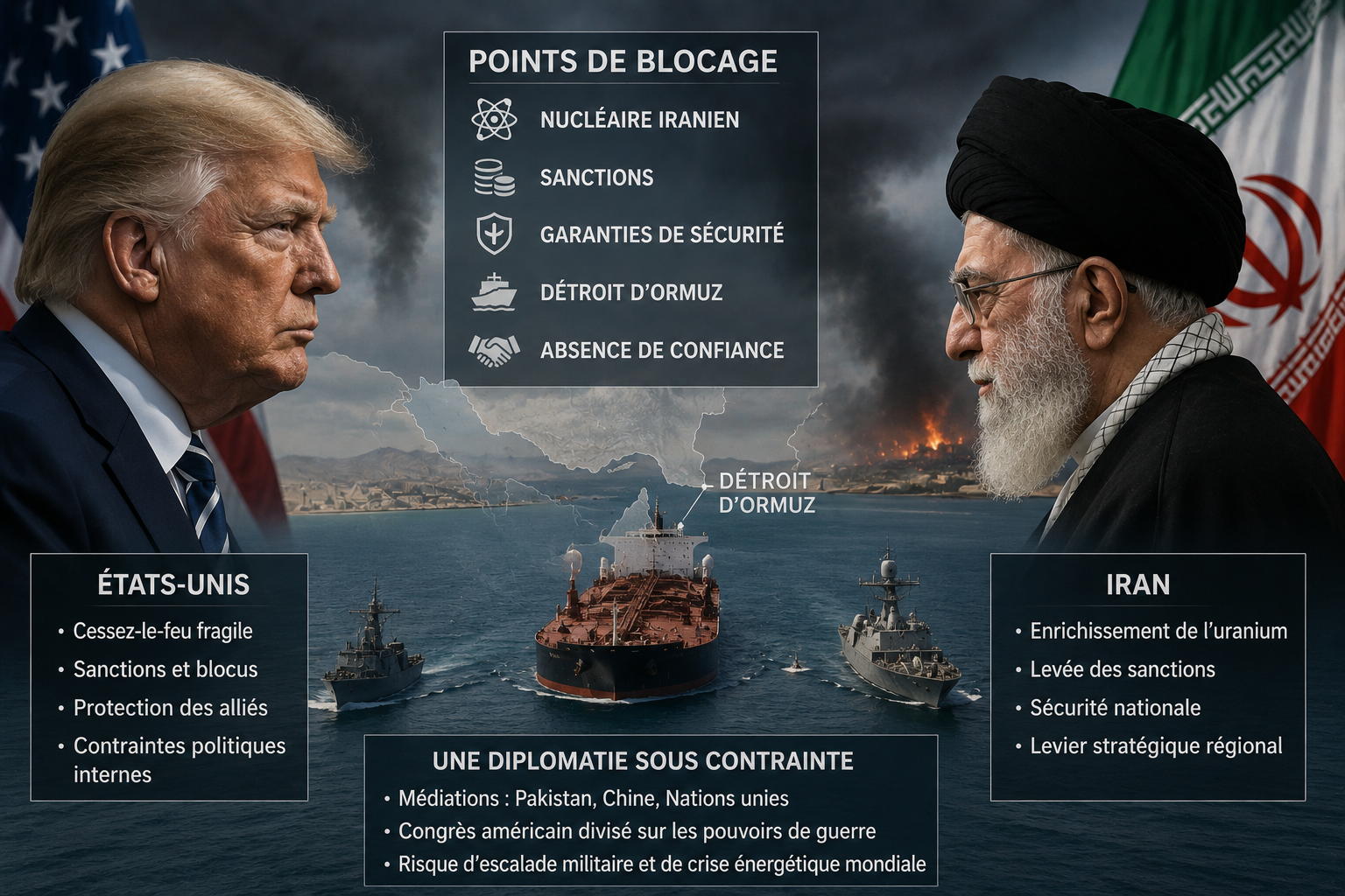 Iran / États-Unis : Trump prisonnier d’une guerre qu’il ne peut ni gagner ni clore