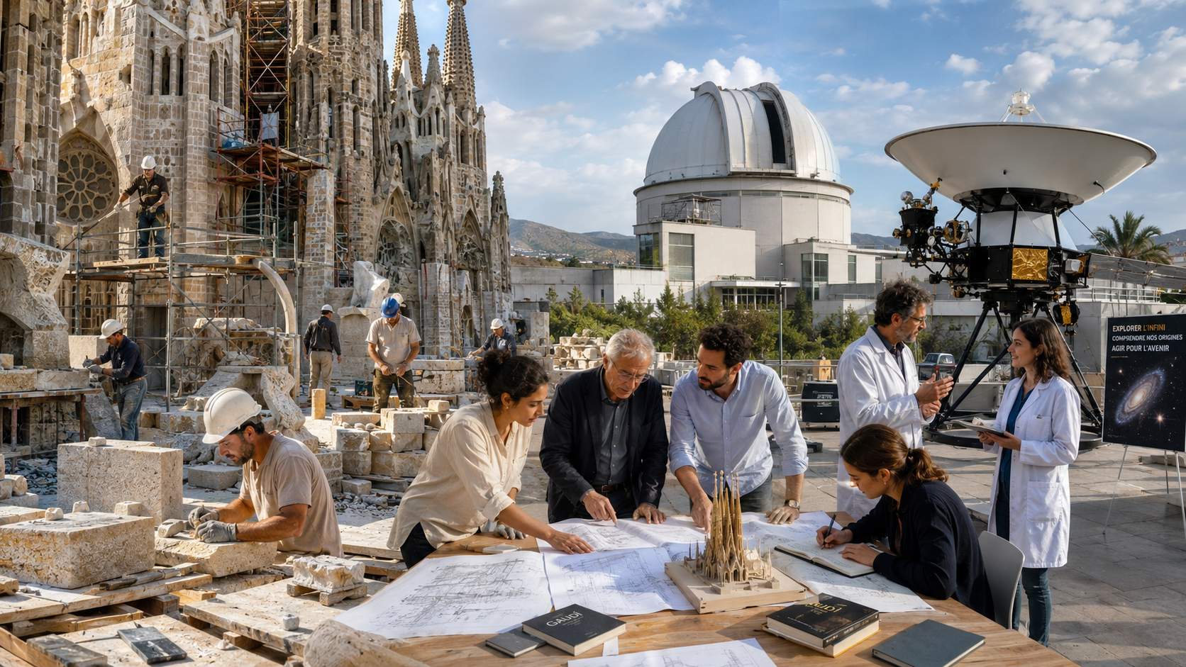 Bâtir long : de Gaudí à Voyager, la leçon politique du temps